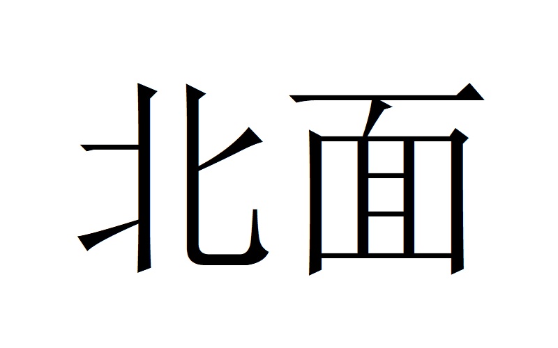 北面商标标样