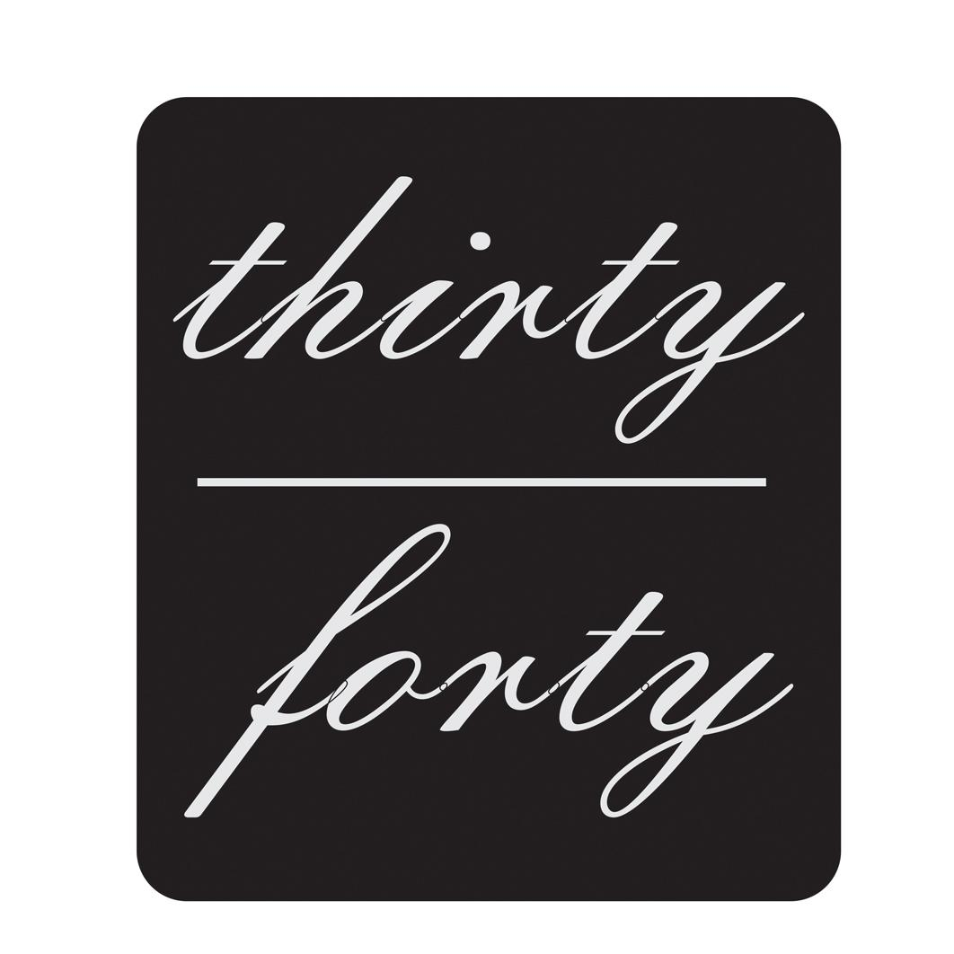 商标文字thirty forty商标注册号 50310133,商标申请人佛山市零壹内衣