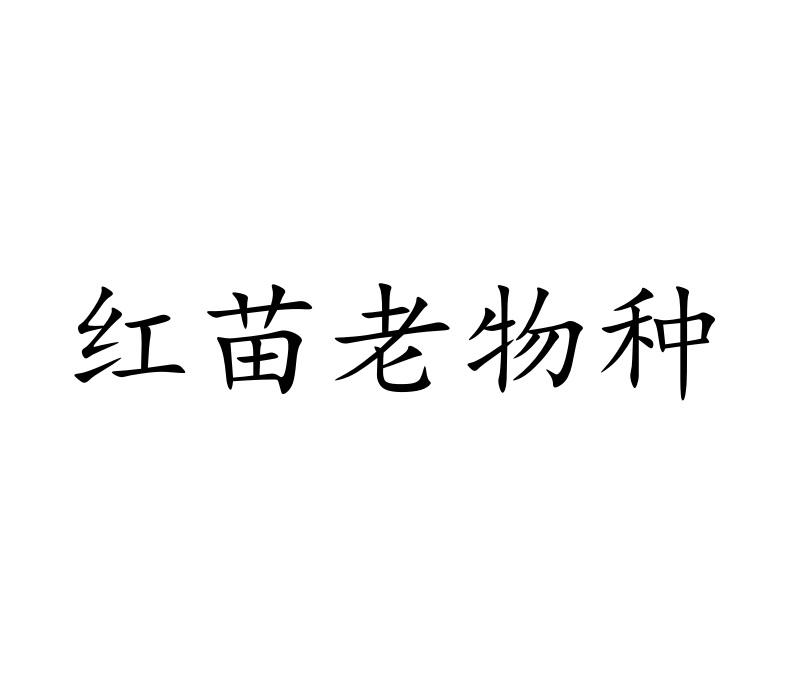 商标文字红苗老物种商标注册号 50820013,商标申请人山西一和农业科技