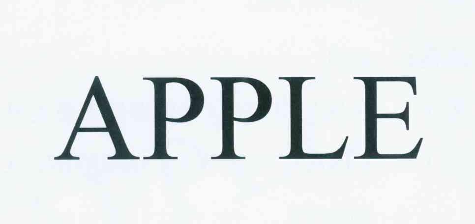 APPLE商标标样