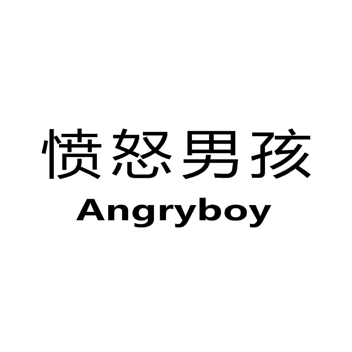 商标文字愤怒男孩 angryboy商标注册号 55523941,商标申请人晋江市鸿