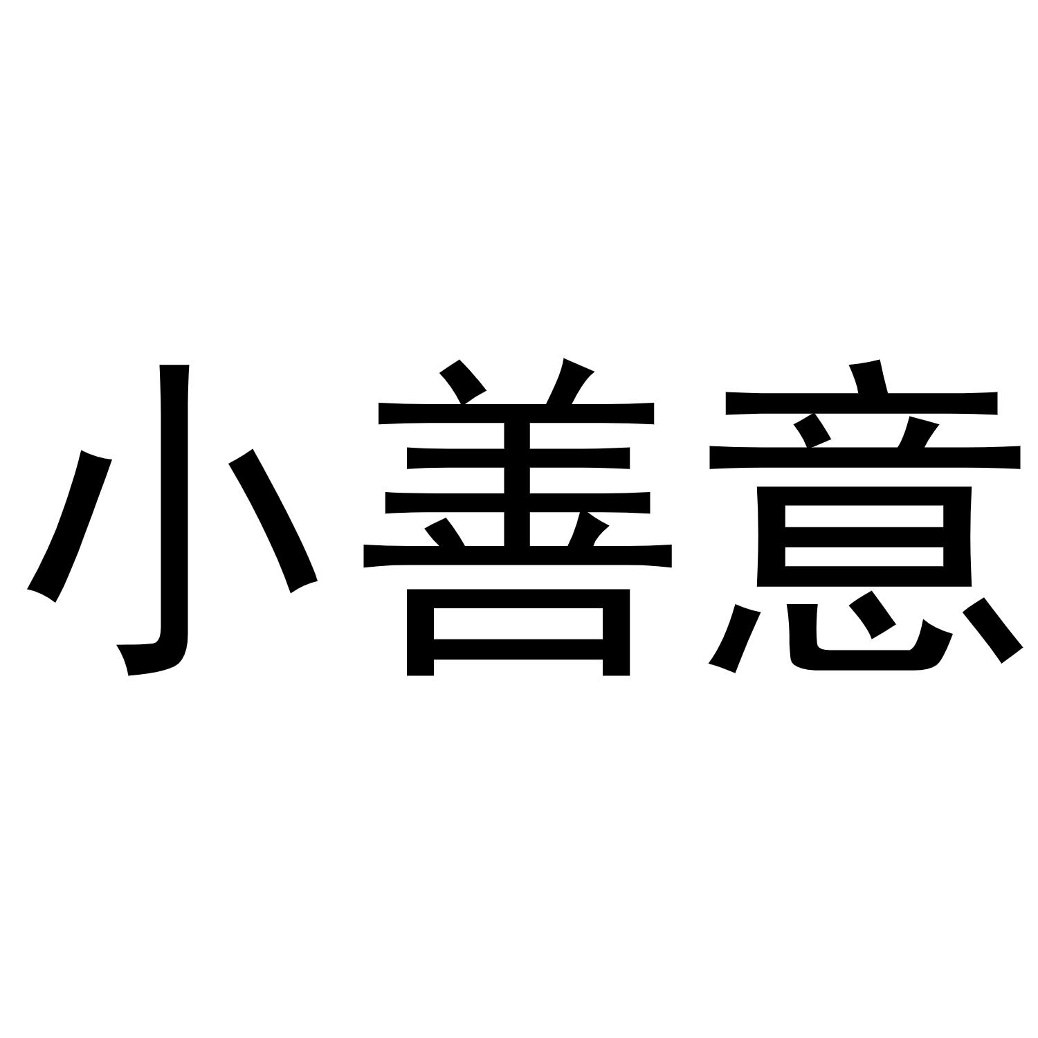商标文字小善意商标注册号 55369410,商标申请人金华方程式电子商务