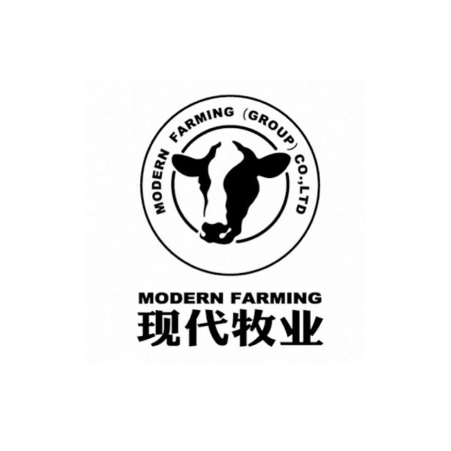 商标文字modern farming (group) co.,ltd modern farming 现代牧业,