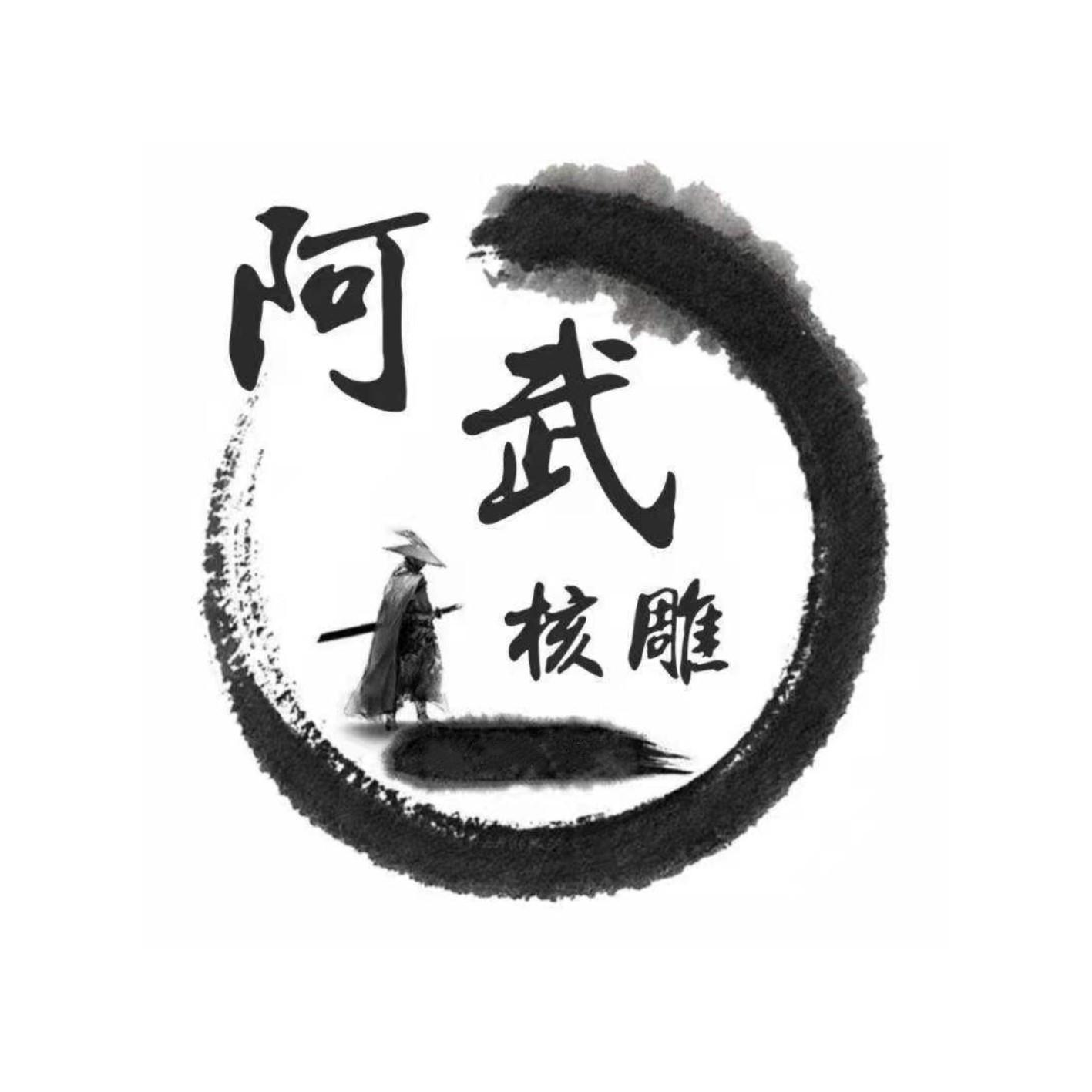 商标文字阿武核雕商标注册号 55812817,商标申请人王斌武的商标详情