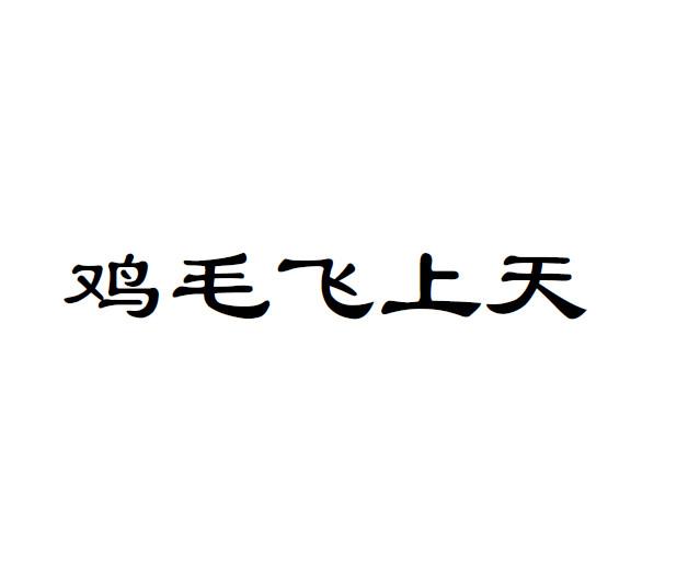 商标文字鸡毛飞上天商标注册号 19130643,商标申请人义乌市卡芙娜饰品