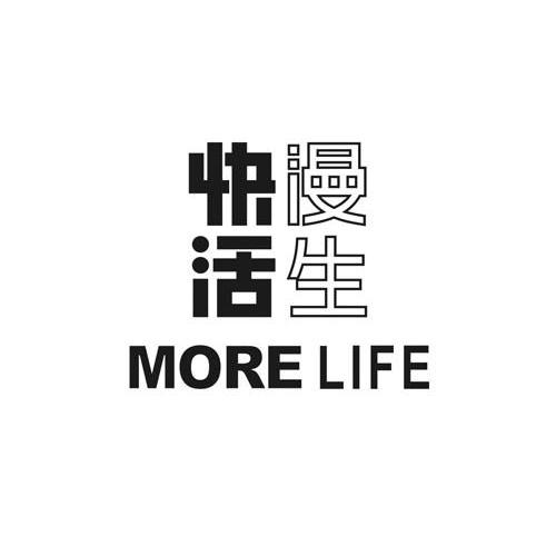 商标文字漫生快活 morelife商标注册号 12482712,商标申请人上海漫生