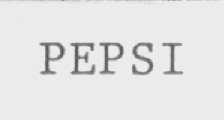 PEPSI商标标样