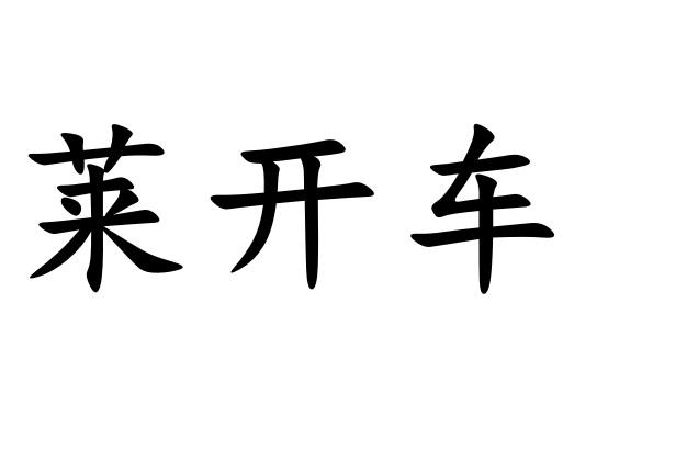 商标文字莱开车商标注册号 28158351,商标申请人云南敬创汽车服务有限