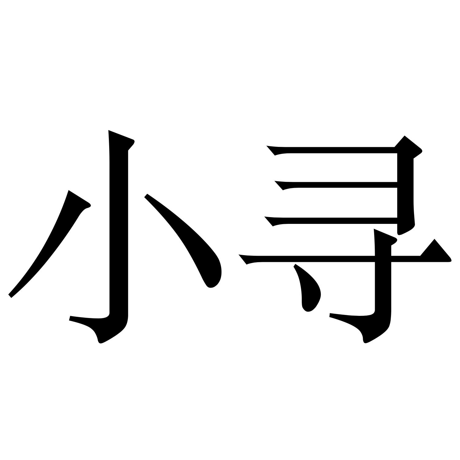 商标文字小寻商标注册号 49307107,商标申请人江苏岂呈科技有限公司的